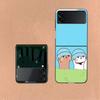 Cute BuBu DuDu Coque For Samsung Z Flip7 6 Galaxy Case Shockproof Z Flip5 Z Flip3 4 5G Hard Cover Phone TPU PC Hard Funda