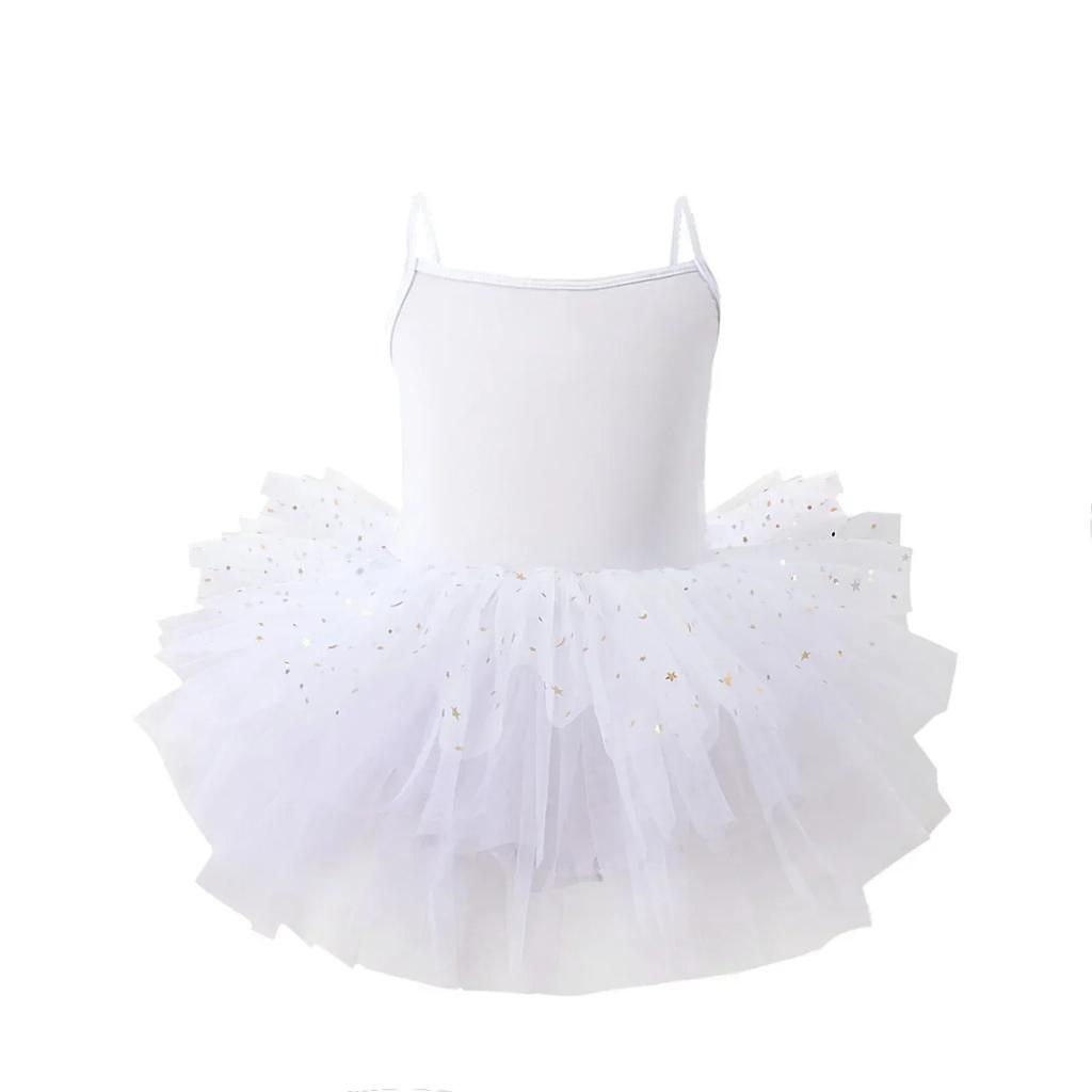 New Girl Ballet TuTu Dress 1-8 Ys Fashion Professional Kids Dancing Party Dress Performance Costume Princess Wedding Dress