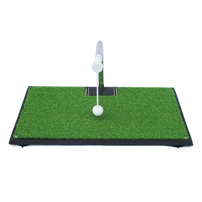 Durable Golf Swing Practice Trainer Adjustable Golf Hitting Aid Simulators Golf Swing Training Mat Golfing Accessory