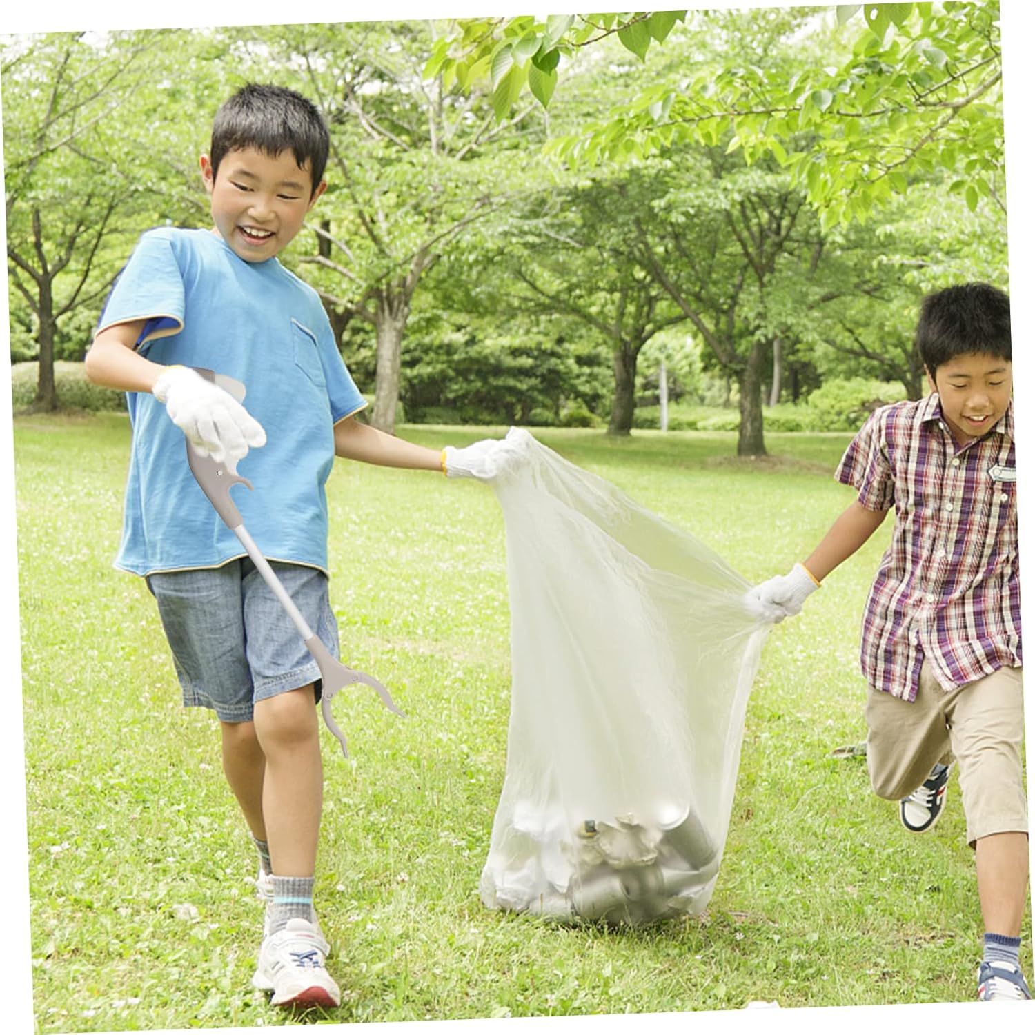 1pc Pickup Folding Tool Heavy Duty Grabber Tool Practical Trash Clamp Cleaning Tool Trash Garbage Picker Garbage Clamp Tools Pick up Stick Rubbish