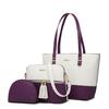 "2024 New Style Mother-Child Bag: Elegant 3-Piece Set, Single Shoulder & Crossbody Women's Handbag"