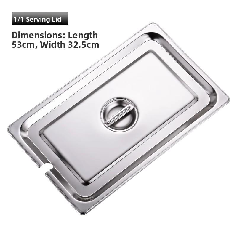 Stainless Steel Rectangular Covered Small Seasoning Box Food Container Thermal Restaurant Kitchen Cooking Utensils Dish Pot
