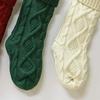 Christmas Stockings 20 Inch Large Cable Knit Stockings Fireplace Hanging Goodie Bags For Xmas Tree Holiday Home Decor Ornament