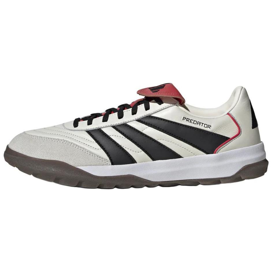 Adidas Predator Turf Trainer Comfortable Durable Non-Slip Wear-Resistant Soccer Shoes Men Soccer Shoes White Black JH8895