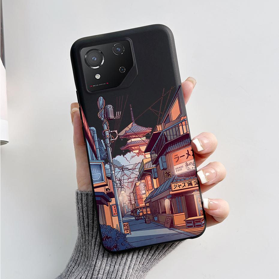 Чехол для ASUS ROG Phone 8 8 Pro, модный, мраморный, ударопрочный, черный силиконовый, мягкий ТПУ-чехол для чехлов телефона ASUS ROG 8 ROG8 Pro 8Pro ROG Phone 8 Pro