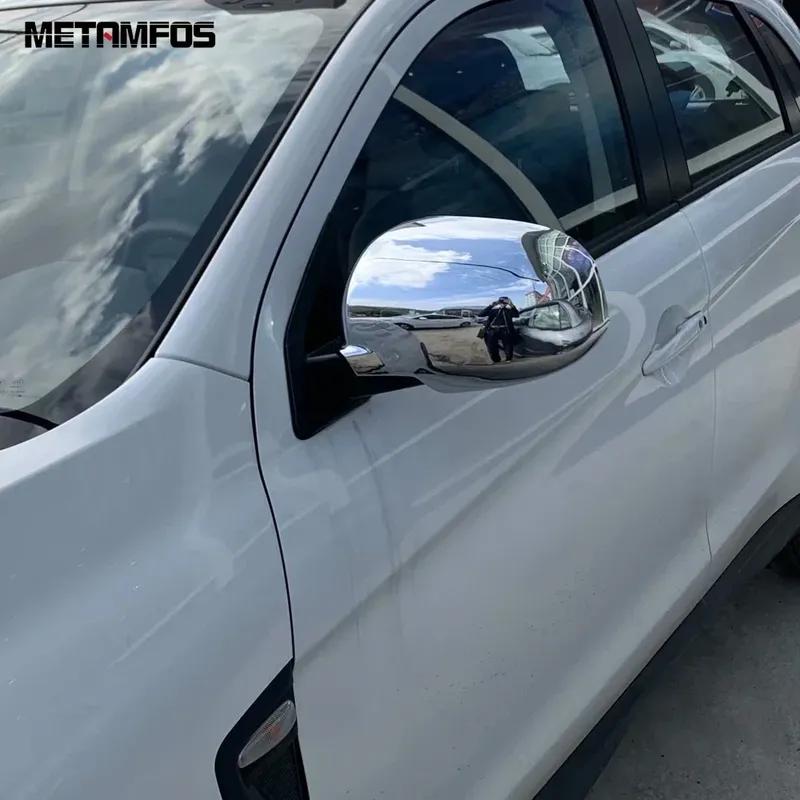 Rearview Side View Mirror Cover Trim For Mitsubishi ASX/RVR/Outlander Sport ES - 2024 Chrome Accessories Car Styling