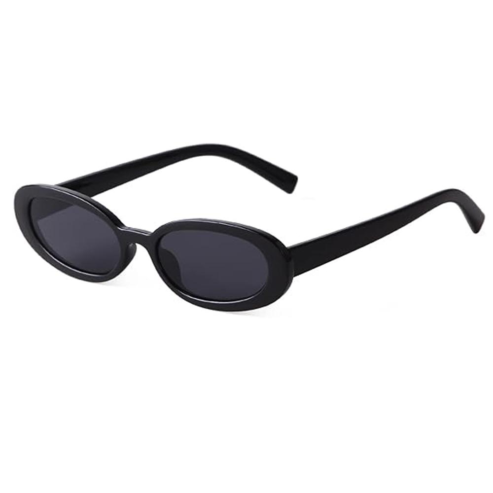 1PC Vintage Oval Sunglasses Women Luxury Brand Designer Small Oval Sun Glasses Retro Black Red Glasses Ladies UV400 Eyewear