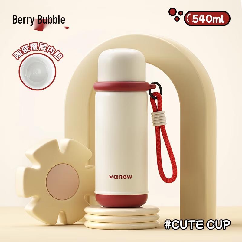 Vanow Ceramic Lined Insulated Tea Mug