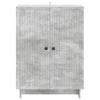 Sideboard Concrete Grey 66 x 34.5 x 90 cm Engineered Wood
