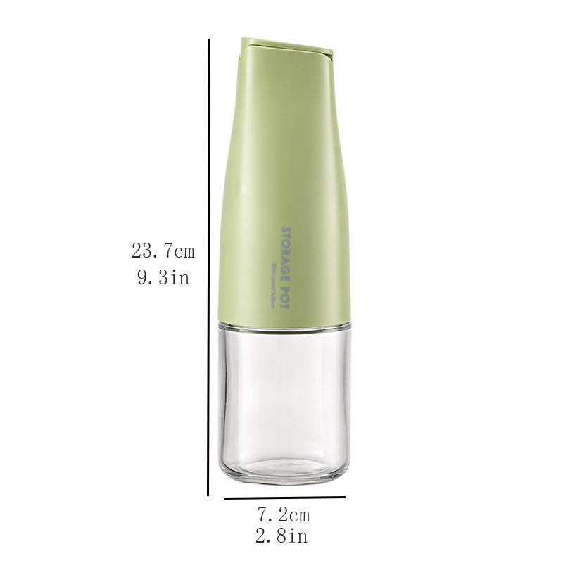 Automatic Opening and Closing Leak-proof Oil Pot, Glass Oil Pot, Kitchen Household Oil-free Seasoning Bottle, Seasoning Bottle