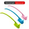 Wall-Mounted Long-Handled Bathroom Brush for Dead Corners