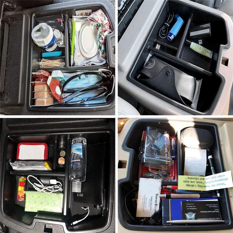 Mittelkonsolen-Organizer Aufbewahrungsschale für Avalanche Tahoe Silverado Suburban 1500 2500 Sierra Pickup Zubehör-A87Q