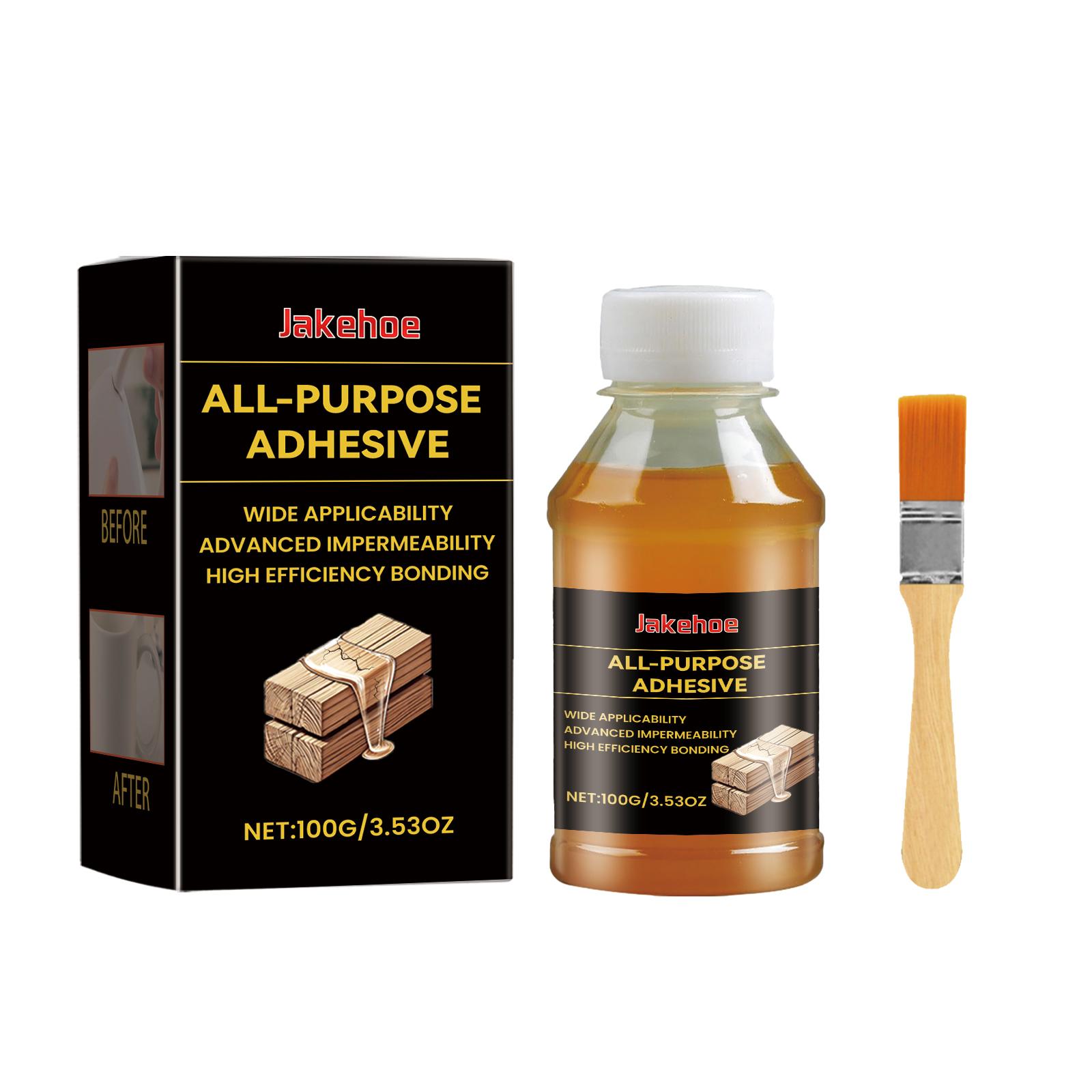 

Multi Purpose Repair Glue Fast Curing Strong Bond Universal Adhesive For Wood Leather Glass Metal Plastic DIY Home 100g Kit