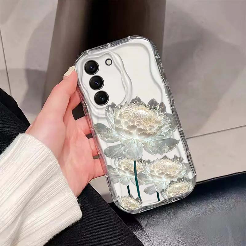 Handyhülle Für Infinix Note 50 Pro 30 40 GT 30 Pro Hot 50 Pro 40i Smart 10 Plus 9 8 Blumen Goldene Lotus Blume TPU Hülle Silikon