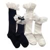 Summer Korean Cotton Lace Short Socks - Mid-Calf Trendy Design for Women