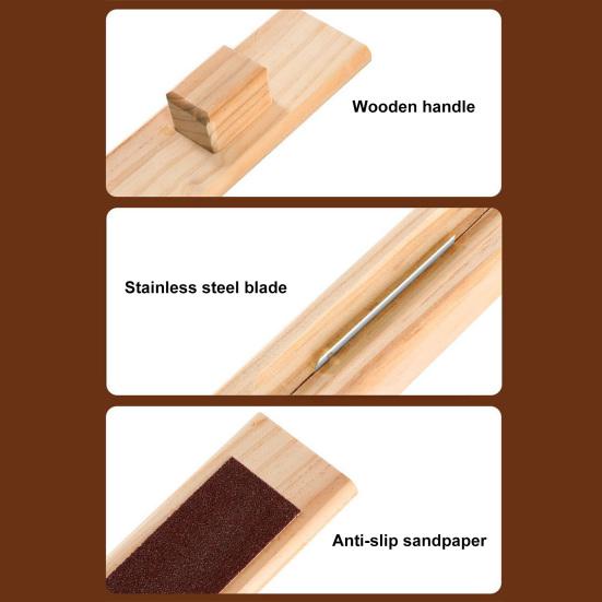 Chestnut Mouthpiece Macadamia Pecans Hazelnuts Opener Easy to Use Portable Lightweight Wooden Nut Cracker Tool