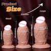 Dilated Anal Device  Super Thick  Egg Free Fake Penis  Egg Free  Simulated Penis  Large Mushroom Head  Masturbator Female Adult Sexual Product