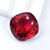 Red Ruby Loose Gemstone 17.75 Ct Blood Square Cushion Shape for Jewelry Making and Gem Collections