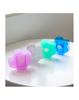 Modern Stone Cloud Shaped Transparent Acrylic Flower Vase Contemporary Decor for Home Office and Wedding