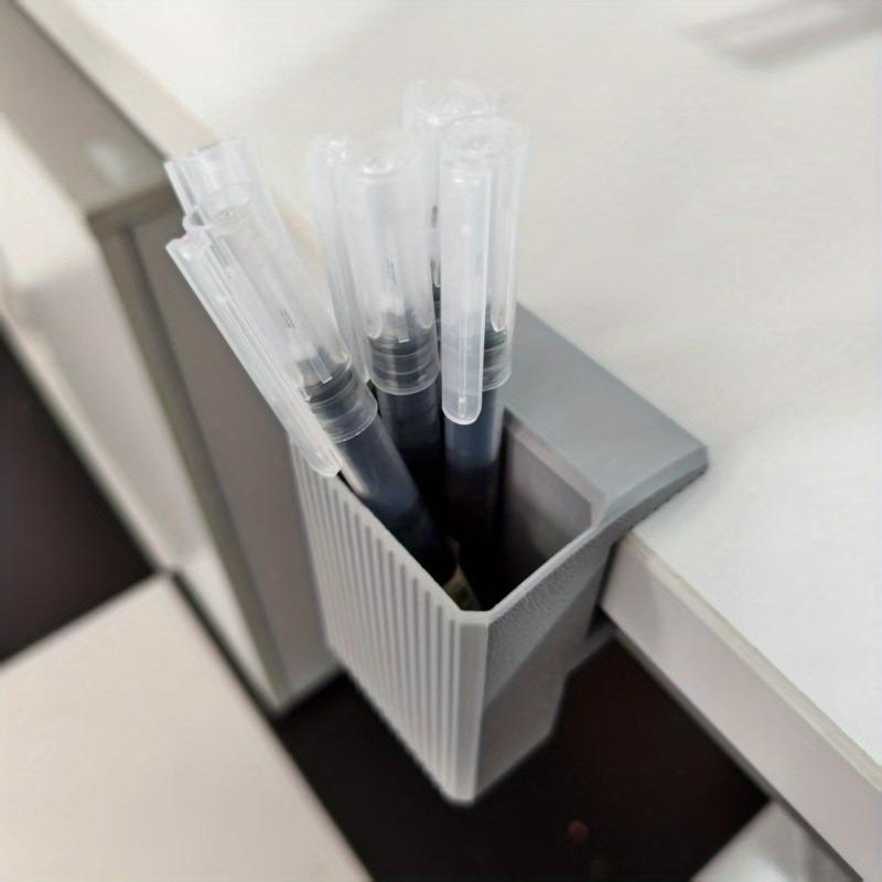 Clip‑on Desk Side Pen Holder Multifunctional Stationery Storage Box Home Office Organizer