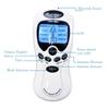 Durable And Safe Electric Tens Dual Output Massage Instrument Electrical Ems Muscle Stimulator Pulse Massager Acupuncture For Neck Back Full Body