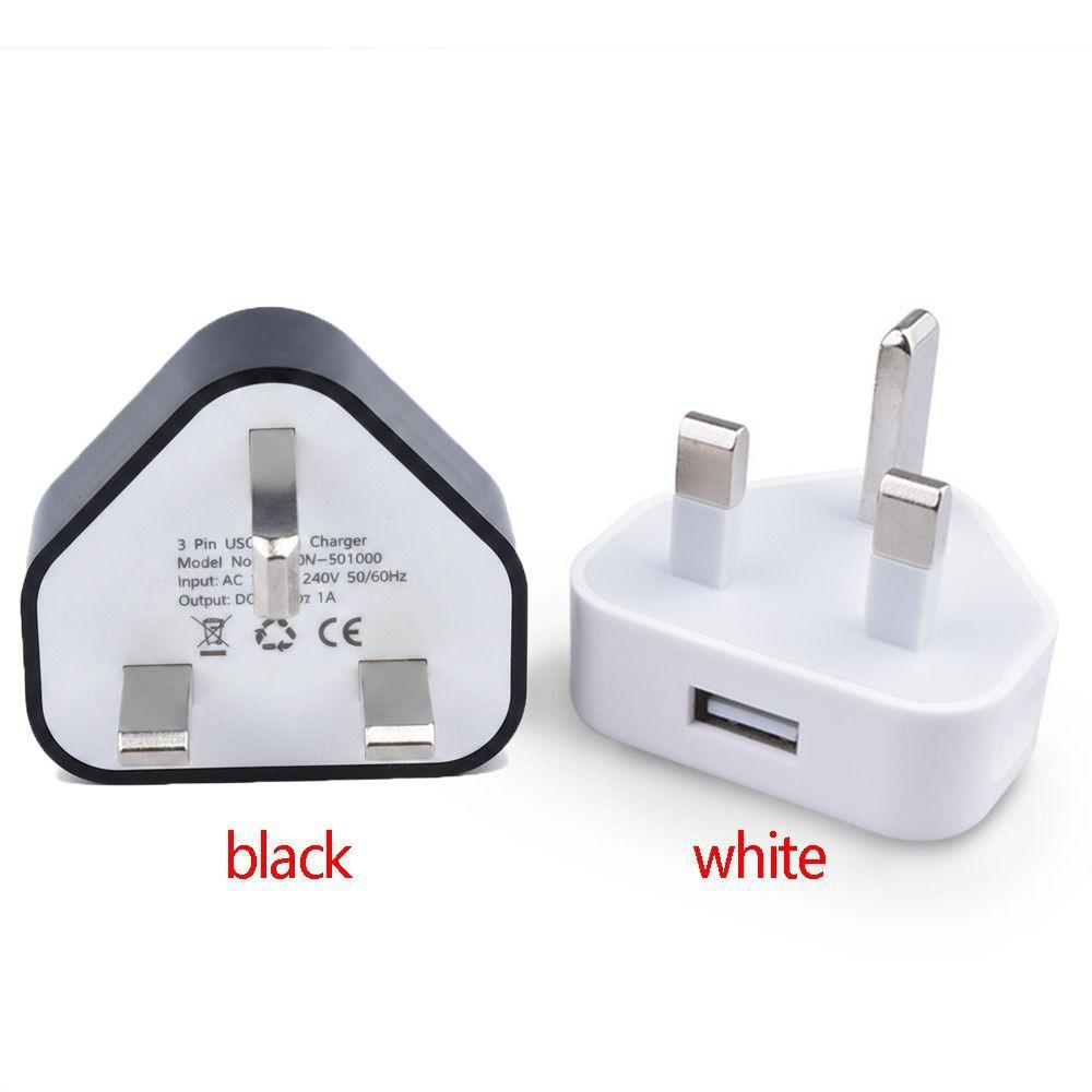 Home 3 Pin 5V 1A Power Adapter USB Charger UK Plug Wall Charger
