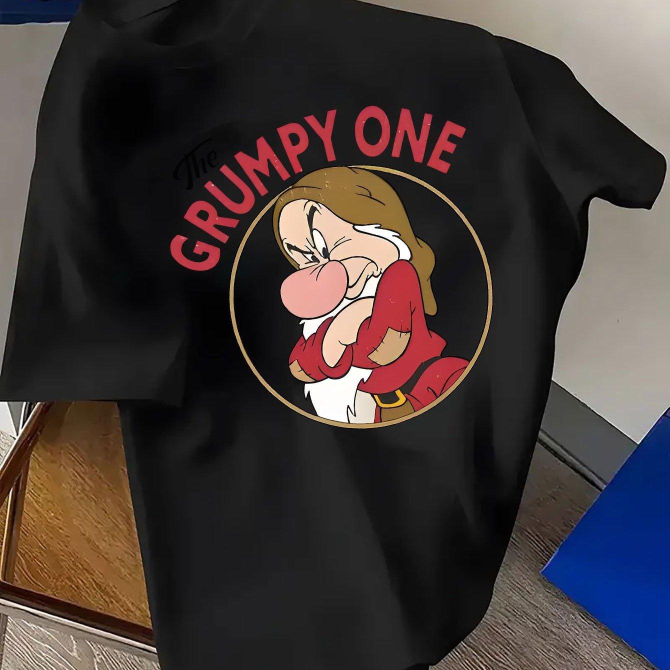

2026 Summer Grumpy Dwarf Graphic Tshirt Unisex Unisex Fashion Cotton Quality Casual Loose Short Sleeve Classic Unisex S
