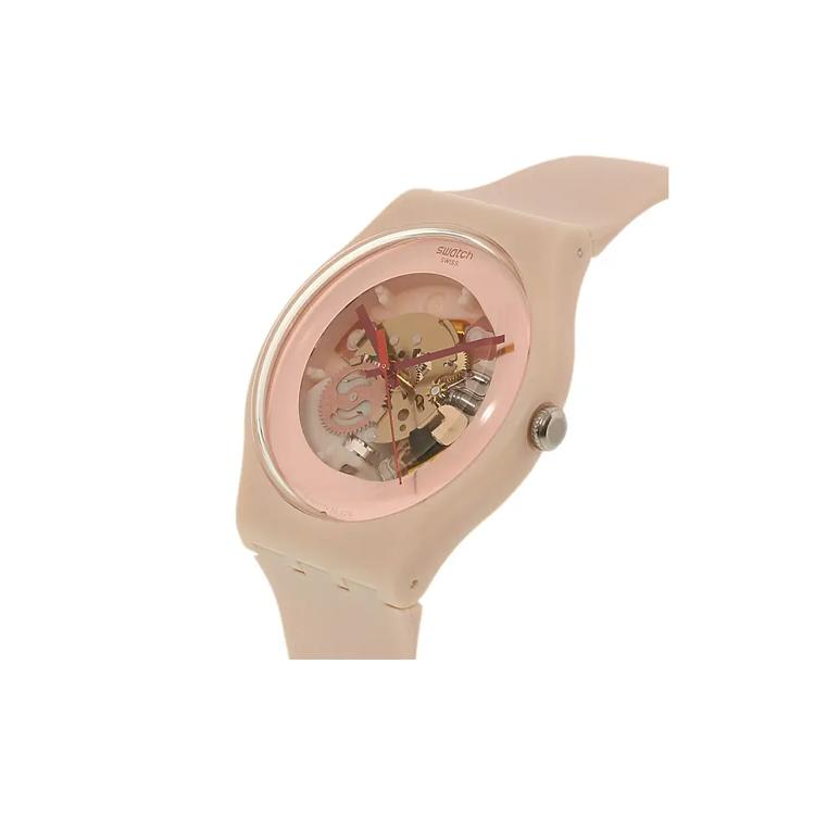 SWATCH Unisex 41mm Skeleton Watch SUOP107 SUOP107