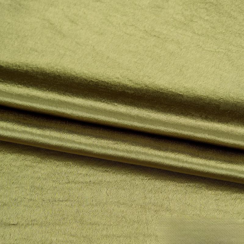 Chinese Style Lustrous Acetic Acid Gold Lustrous Satin Fabric Water Light Satin Natural Pleated Texture Drape Fabric Textile