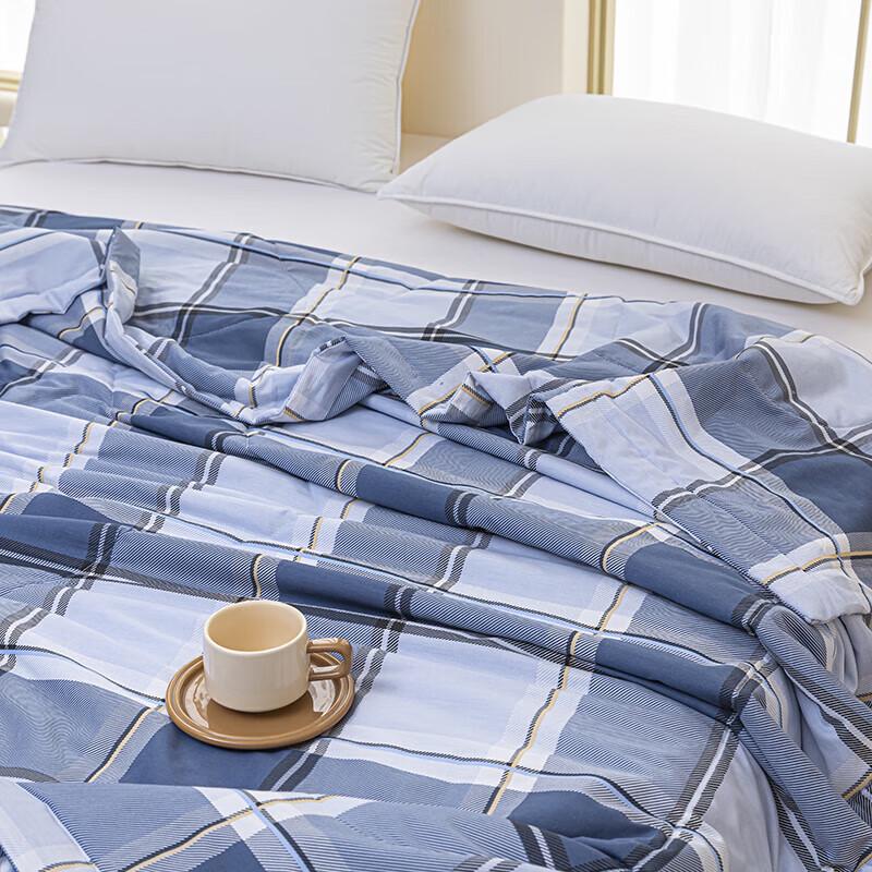 Royal Sleep Home Cotton Checkered Summer Quilt