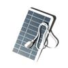 5W 5V Small Solar Panel with USB DIY Monocrystalline Silicon Solar Cell Waterproof Camping Portable Power Solar Panel