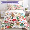 3pcs Christmas Bedding Set Duvet Cover Closure Includes 1 Duvet Cover & 2 Pillowcases, Soft and Comfortable for All Seasons.