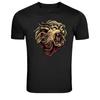 Roaring Lion Head Fierce Animal Graphic T Shirt