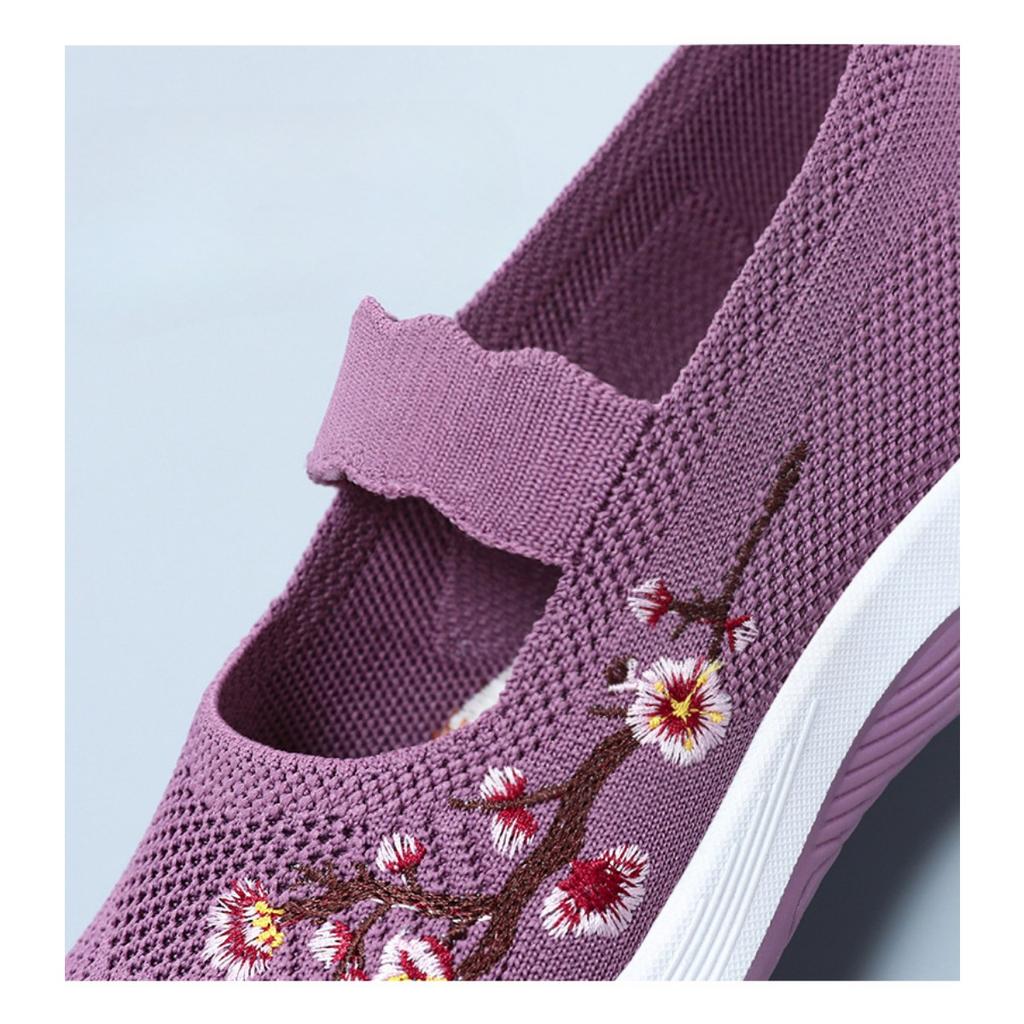 Pantofi de damă noi de vară, cu gură ușoară, pantofi simpli cu pânză, pantofi casual de damă, pantofi leneși cu un picior