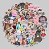50 Waterproof No-Residue Weird Town Stickers for Suitcases, Laptops, DIY Albums