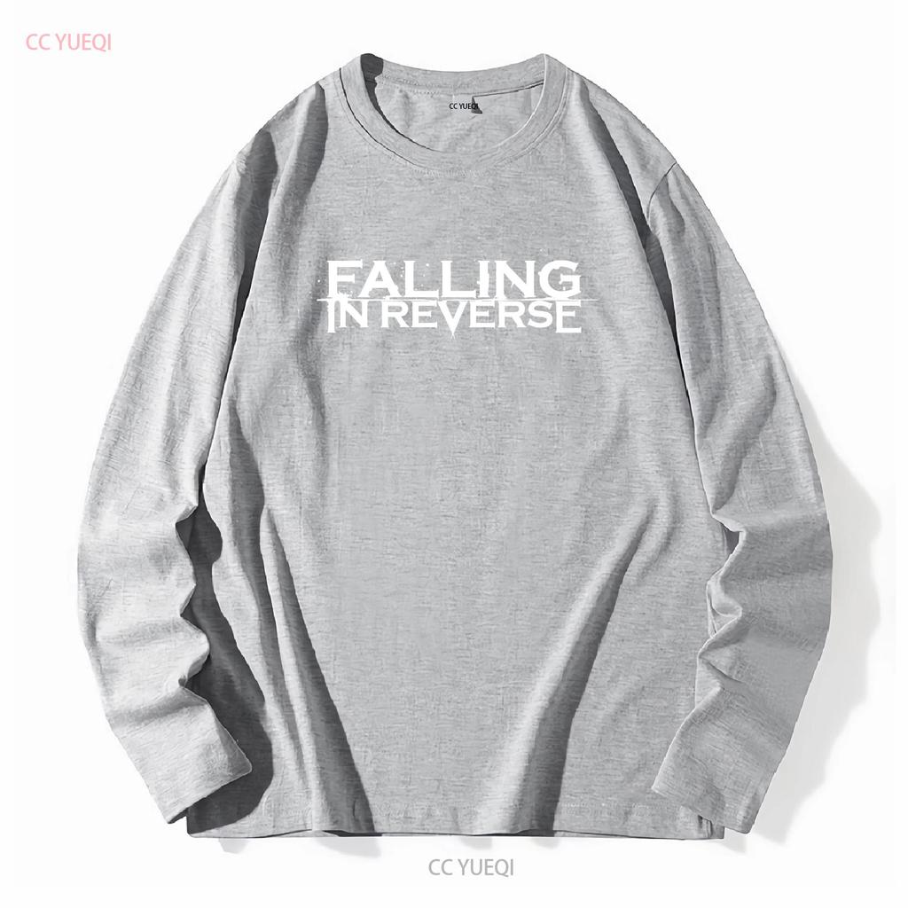 Falling in Reverse Logo T Shirt Cotton Black Men S to 5XL NB1609 vintage Washed Unisex Stylish Top For Everyday Wear Casual