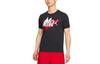 T Shirts Men's Black Crew Neck Moderate Straight Fit CZ8395-010