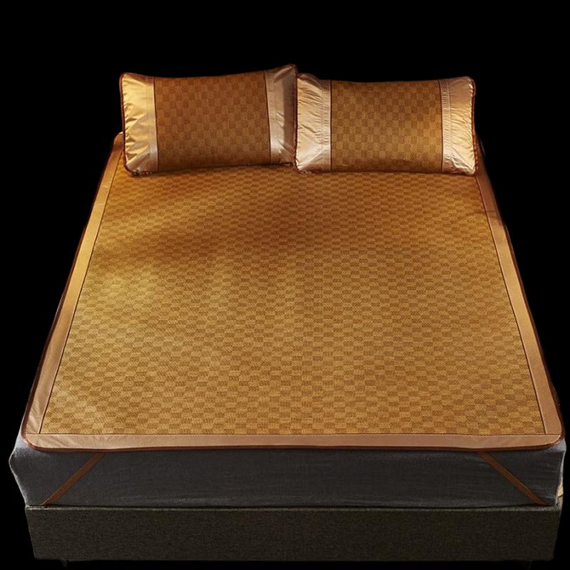 Faltbares Eis-Seiden-Doppelbett-Matten-Set