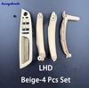 E70 4-teiliges Set LHD RHD Innen Fahrerseite Türfensterschalter Armlehne Abdeckung Zuggriff Ersatz für BMW X5 X6 E70 E71 E72 2007-2013