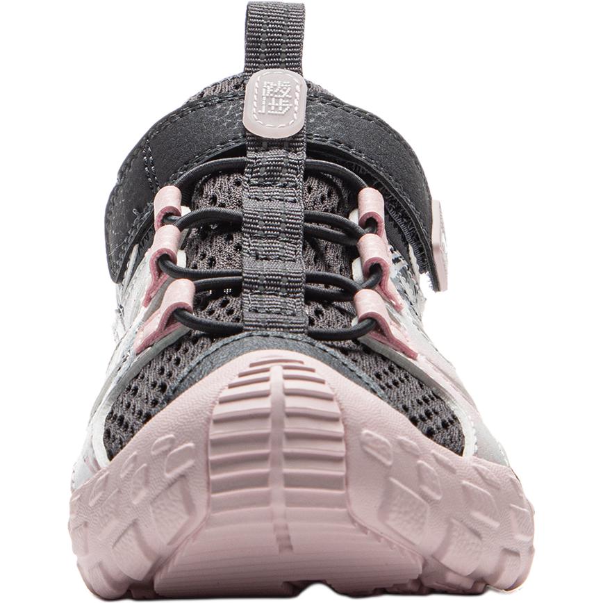 Li Ning Comfortable Versatile Shock Absorbing Breathable Low Top Kids Sandals Kids Sandals Pink YKEV030-4