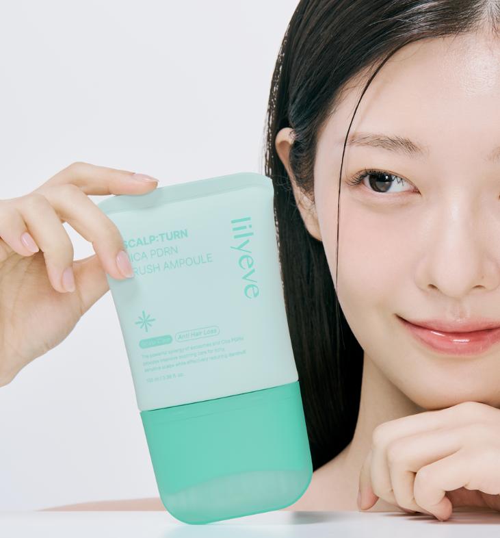Lilyeve Scalptern Cica PDRN Brush Hair Loss Cooling Ampoule 100ml