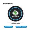 KEOW9 2pcs Silicone Car Coaster Water Cup Bottle Holder Mat Anti-Slip Pad For Skoda Fabia 1 2 Octavia a7 RS Superb Rapid Yeti Karoq
