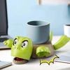 Kreatives Schildkröten-Untersetzer für Tee- und Kaffeetassen Getränkehalter Schreibtisch-Geschirr-Dekoration 3D-gedrucktes Ornament Modische Wohnaccessoires