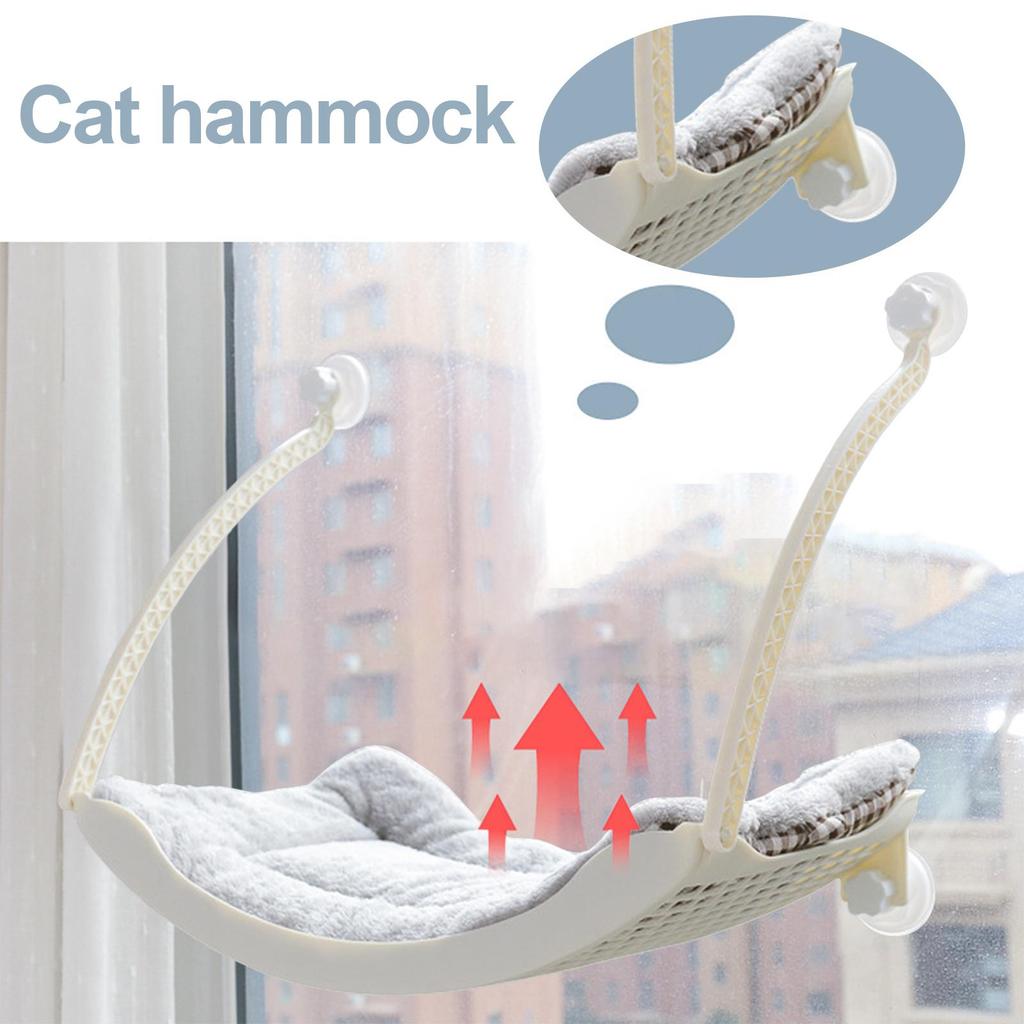 Cat Hammock Bed Pet Cage Hammock, Hanging Soft Pet Bed Resting Shelf