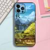 China Solar Terms Silicone Soft Phone Case For IPhone17 16 15 14 13 12 11 Pro Max Plus X XR SE Cover