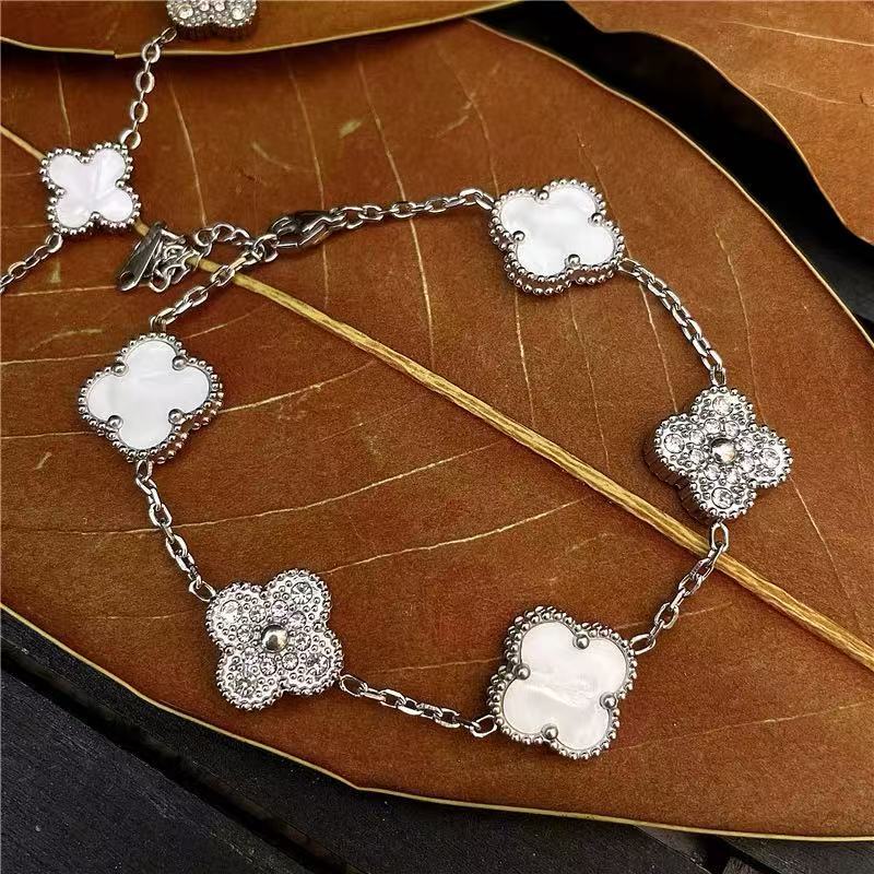New Four-leaf Clover Bracelet 18k High-end Mother-of-pearl Jewelry Women's Bracelet