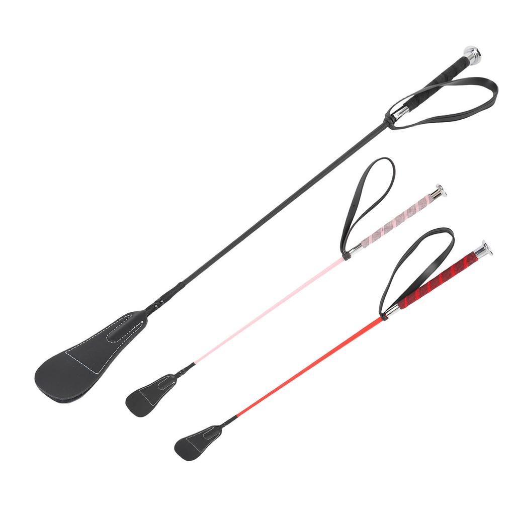 Riding Whip Horse Dressage Crop Equestrian Equipment 68cm with Rubber Wrist Strap Palm