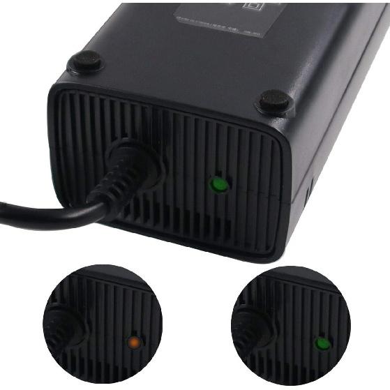 Replacement Charger for Xbox 360 E Power Supply, Power Supply Cord AC Adapter Replacement Charger Fit for Xbox 360 E