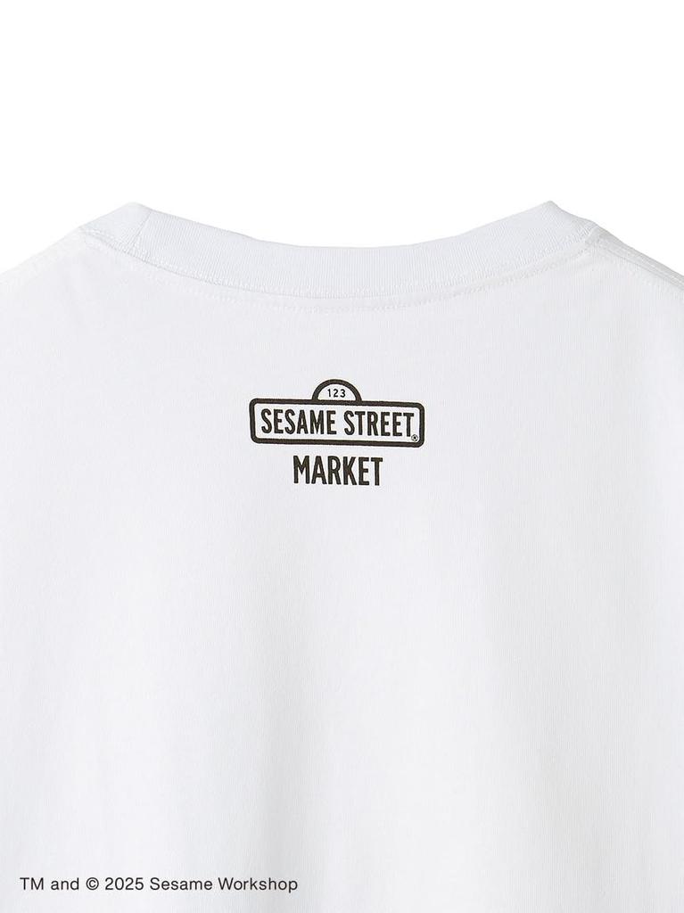 Sesame Street Market Rainbow T-Shirt SSMUCT253432 WHT