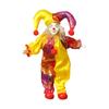 Poseable Western Clown Doll Handmade Ceramic Clown Figure with Festival Theme Costume Collectible Clown Home Decoration